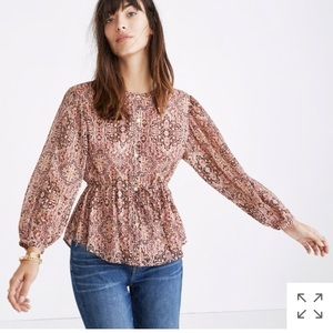 ⚡️ moving sale Madewell peasant top